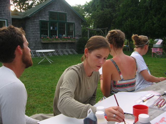 creating signs for the fair